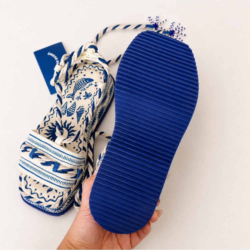 FARM RIO Off White Flatform Sandal - Picture 10 of 11